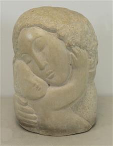 Mother and child by 
																	Aharon Priver